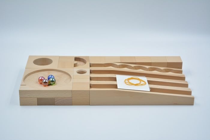 Amazon.co.jp: ビー玉転がし 積み木 日本製 小さな大工さん 国産 知育